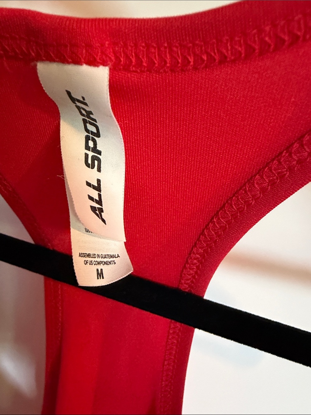 Nap Queen Red Racerback Tank - Picture 2 of 3